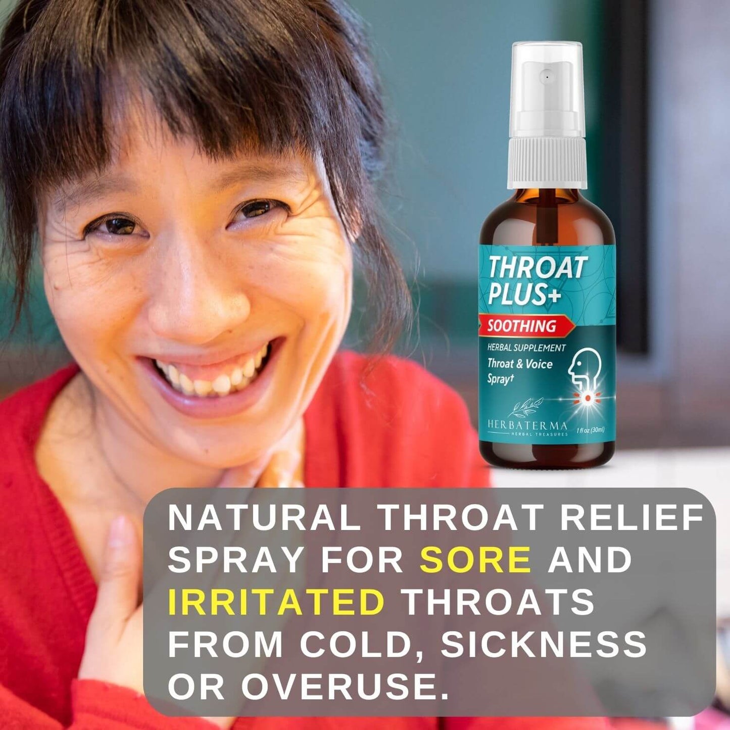 Throat Plus+ Soothing Throat and Voice Spray